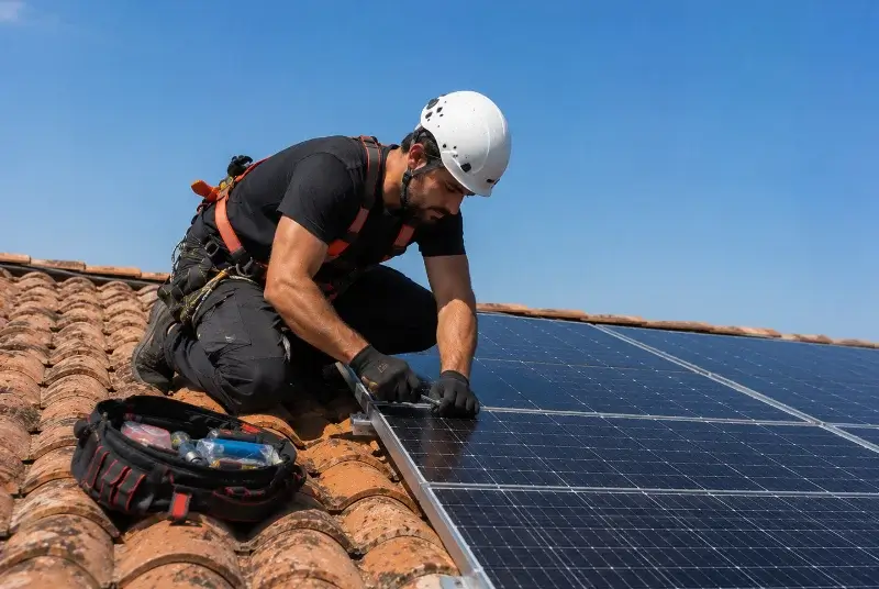 Maintenance et monitoring de panneaux solaires à Alignan-du-Vent